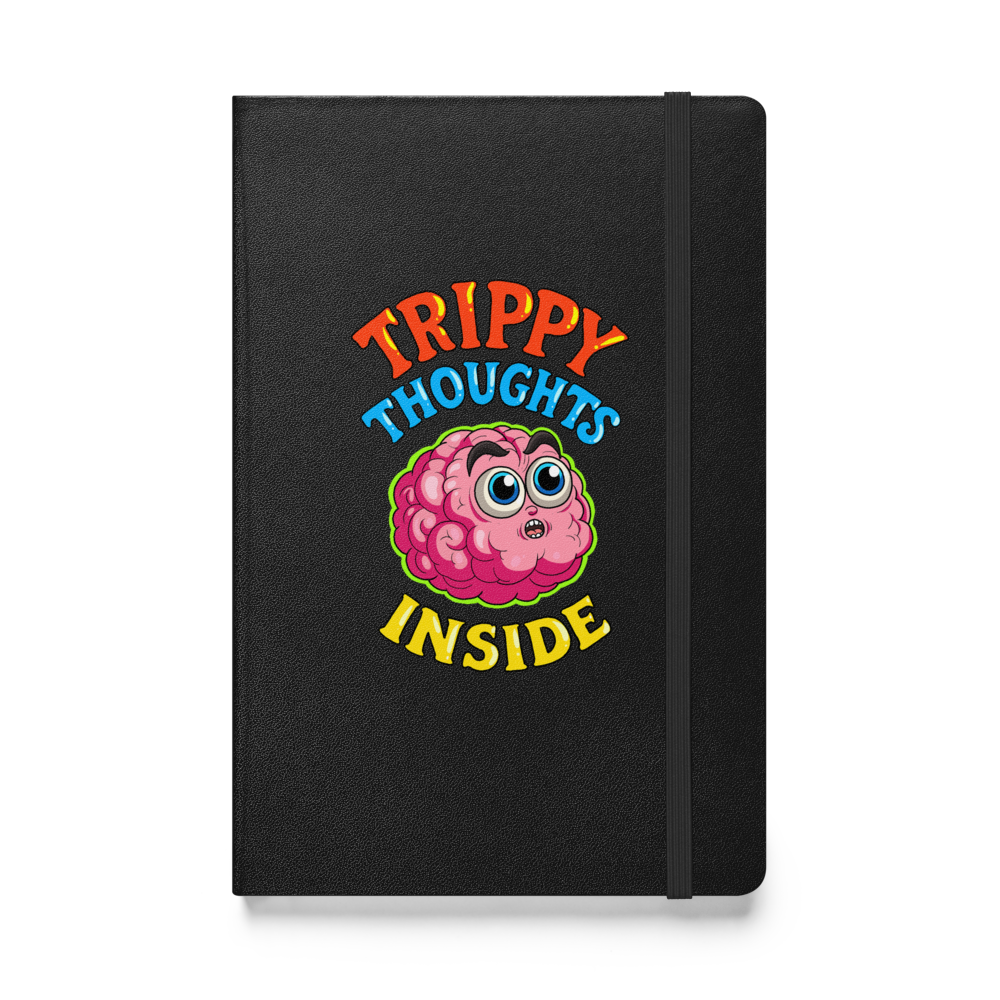 Trippy Thoughts - Hardcover bound notebook