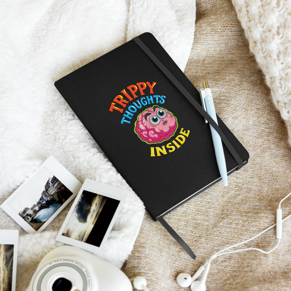 Trippy Thoughts - Hardcover bound notebook