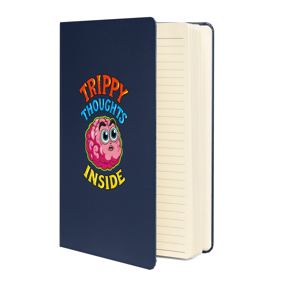 Trippy Thoughts - Hardcover bound notebook