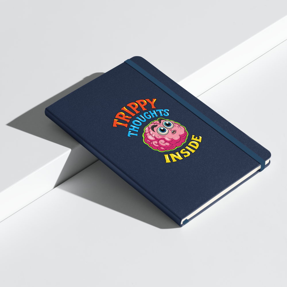 Trippy Thoughts - Hardcover bound notebook