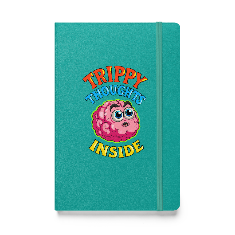 Trippy Thoughts - Hardcover bound notebook