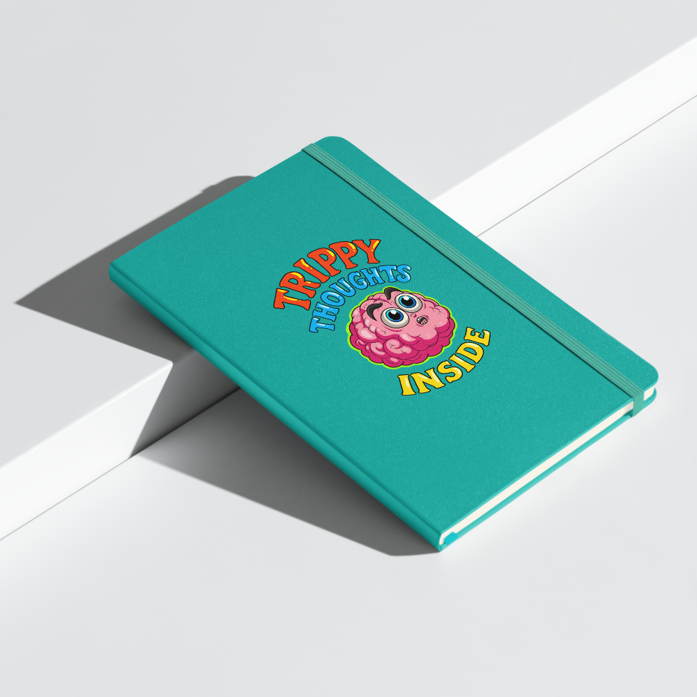 Trippy Thoughts - Hardcover bound notebook