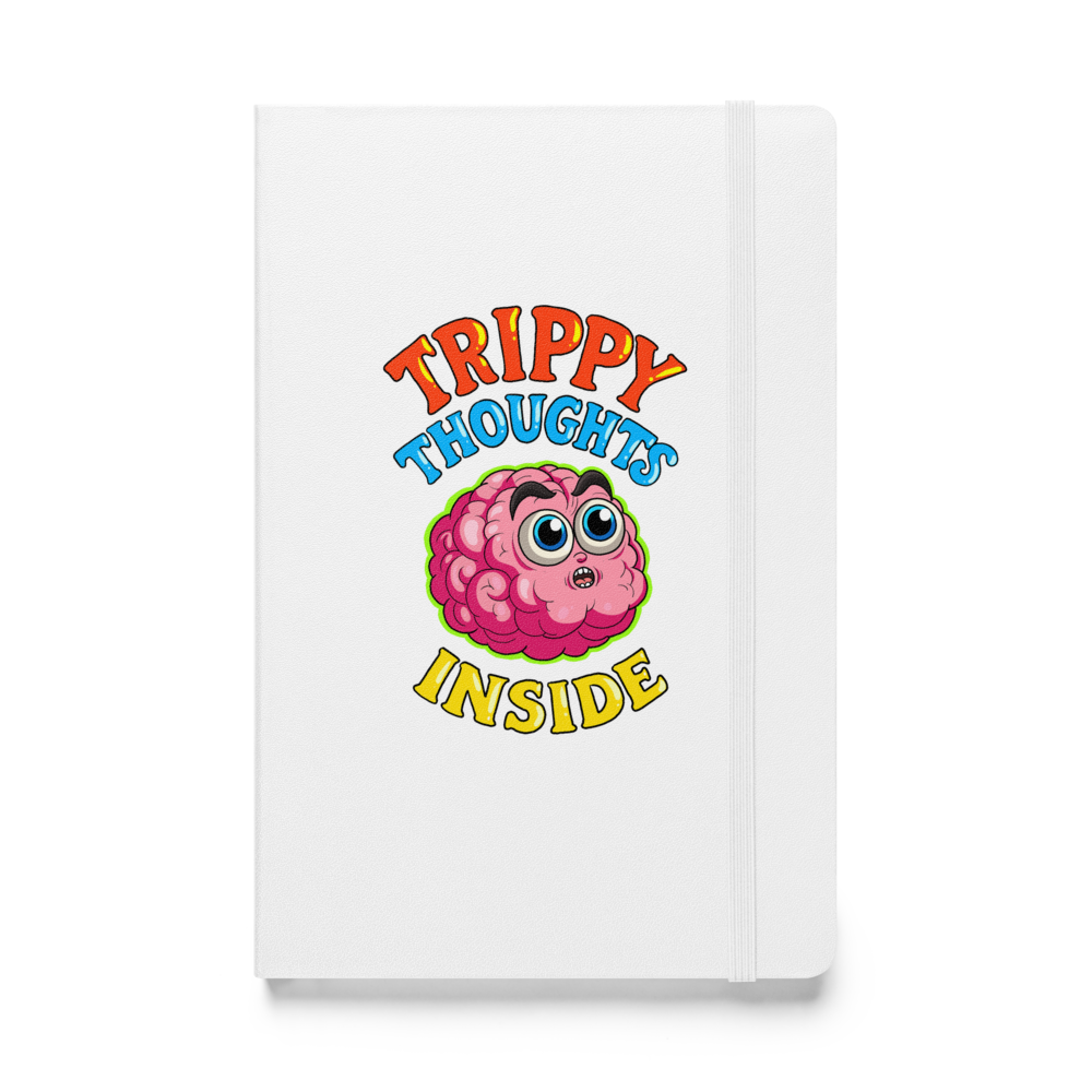 Trippy Thoughts - Hardcover bound notebook